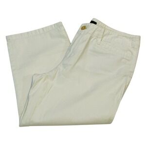 LRL Lauren Jeans Co. Ralph Lauren Women's Capris,‎ Color Off-White, Size 4